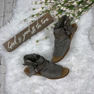 Blowfish Textile Peep Toe Sandal textile canvas